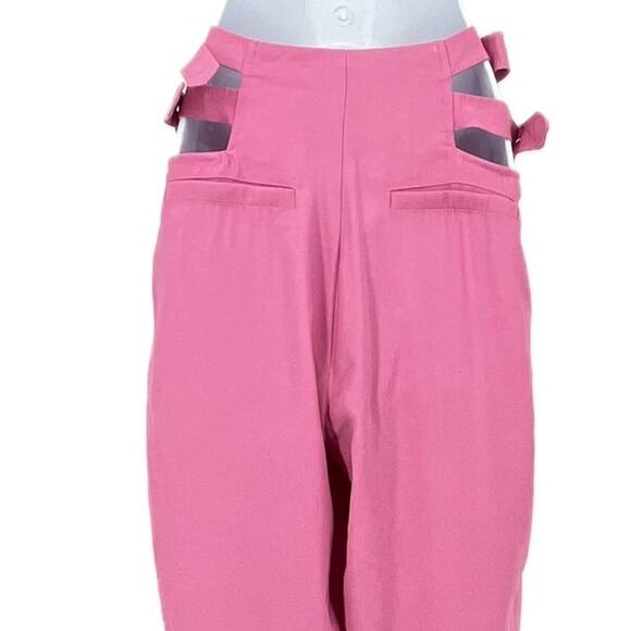 Le Blog Buckle Waist Pants in Pink Size 38/6 - Picture 4 of 7
